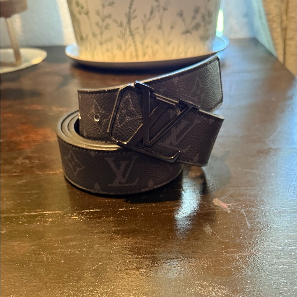 Louis Vuitton Dark Monogram Belt